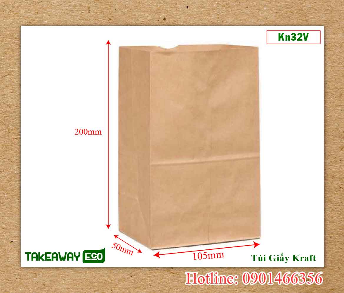 Túi giấy kraft không quai